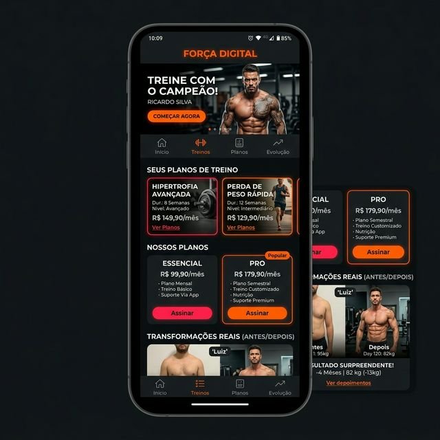 Site para personal trainer